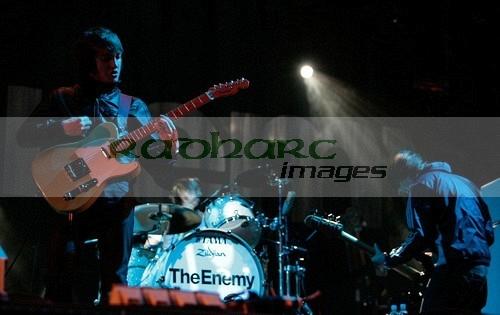 BELFAST,-UNITED-KINGDOM-_-AUGUST-14:-Tom-Clarke,-Liam-Watts-Andy-Hopkins-The-Enemy-performs-at-Day-two-the-Belsonic-Event,-Custom-House-Square,-Belfast,-14th-August-2008