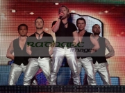 BELFAST,-UNITED-KINGDOM-_-MAY-25:-Keith-Duffy,-Mikey-Graham,-Ronan-Keating,-Stephen-Gately-Shane-Lynch-perform-with-Boyzone-at-the-Odyssey-Arena,-Belfast