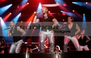 BELFAST,-UNITED-KINGDOM-_-MAY-25:-Shane-Lynch,-Ronan-Keating,-Keith-Duffy-Stephen-Gately-perform-with-Boyzone-at-the-Odyssey-Arena,-Belfast