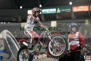 Jeroni-Fajardo-from-Spain-on-his-Gas-Gas-bike-in-action-at-the-Belfast-round-the-Indoor-Trial-World-Championship,-won-by-Adam-Raga-from-Spain.