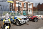 selection-police-vehicles-on-display-outside-holywood-police-station-on-an-open-day