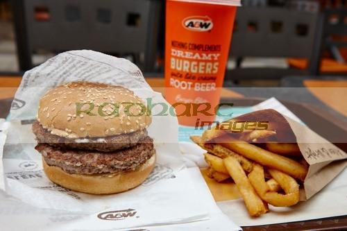 a&w burger meal