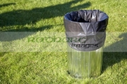 brand-new-steel-litter-bin-with-bin-bag-liner-in-park-Saskatoon-Saskatchewan-Canada