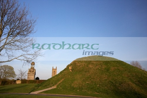 Dundonald-moat-or-motte-man-made-artificial-mound-for-fort-county-down-northern-ireland-uk