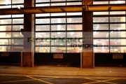 dublin-fire-brigade-fire-station-with-doors-closed-at-night-republic-ireland