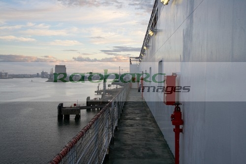 Belfast Lough - ferry leaving belfast harbour